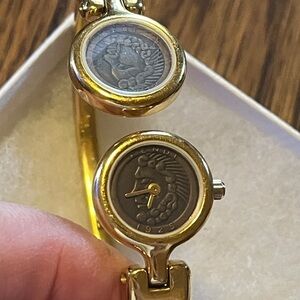 Fendi 1925 Roman Coin cuff watch - with new battery